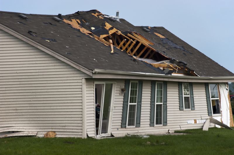 Storm Damaged Roof Repair