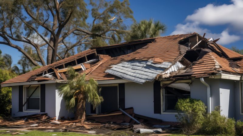 Storm Damaged Roof Repair