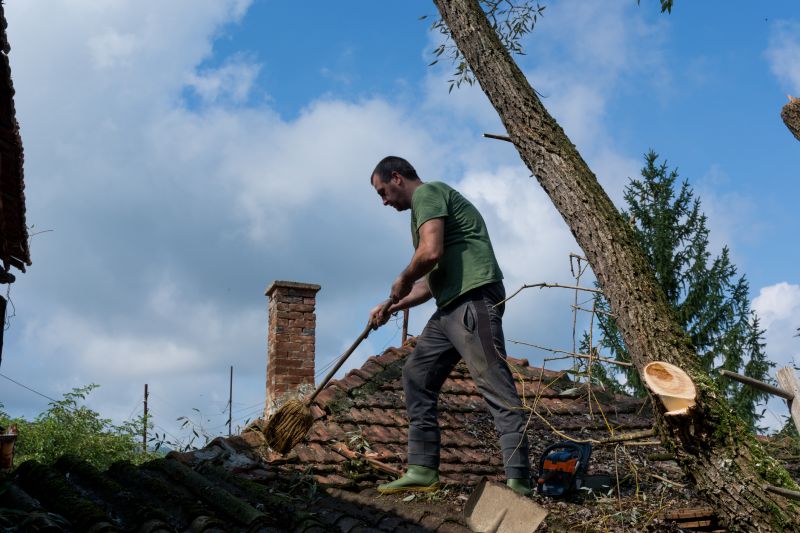 Storm Damaged Roof Repair
