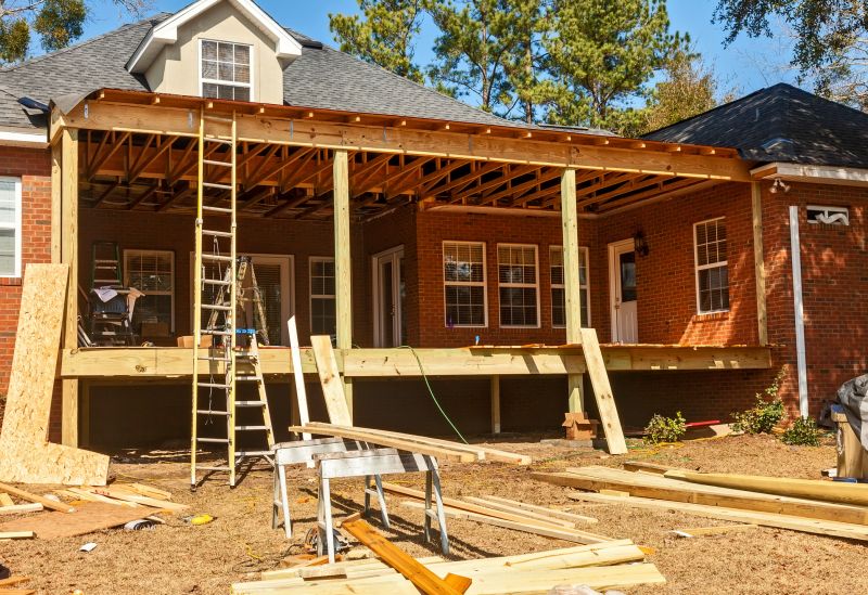 Wooden Roof Installation